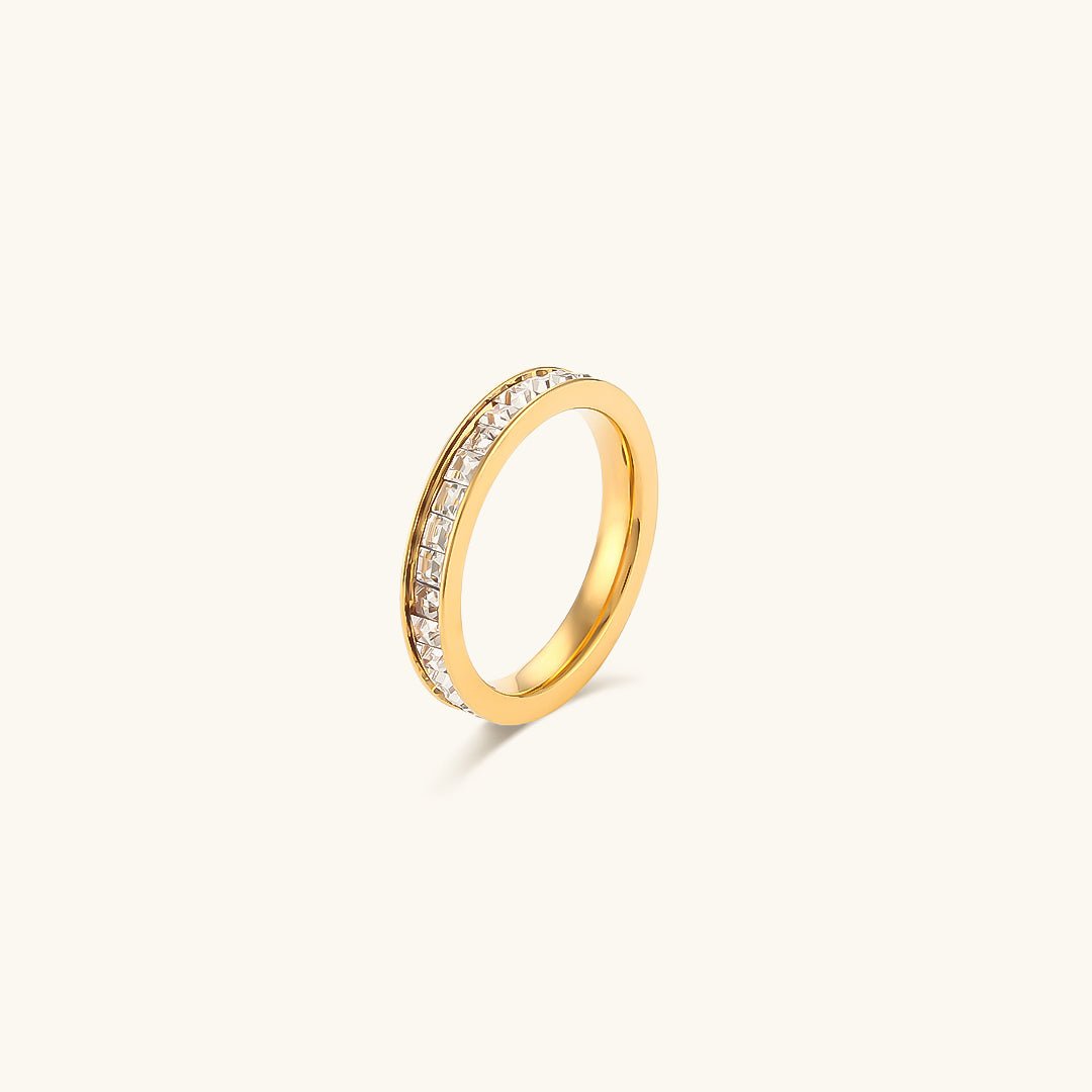 Unna Minimalistischer Ring in Gold