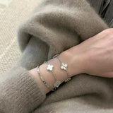 KLEEBLATT | Weißes Armband