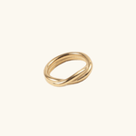 Viola Gedrehter Ring in Gold