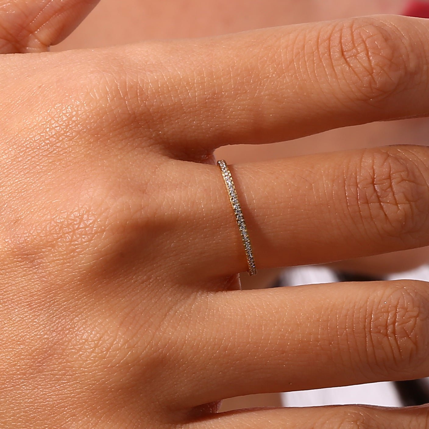 Zarra Pavé Ring in Gold