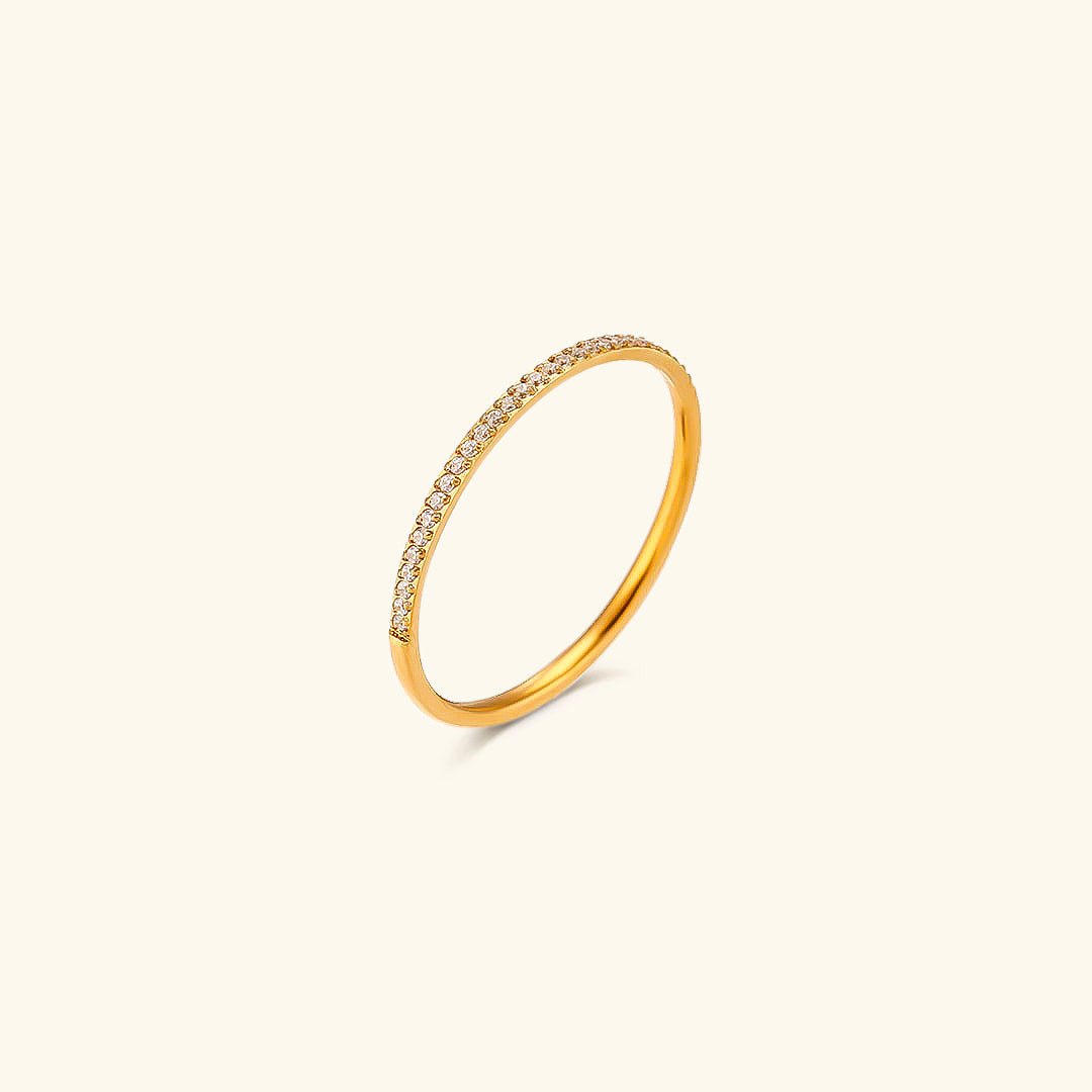 Zarra Pavé Ring in Gold